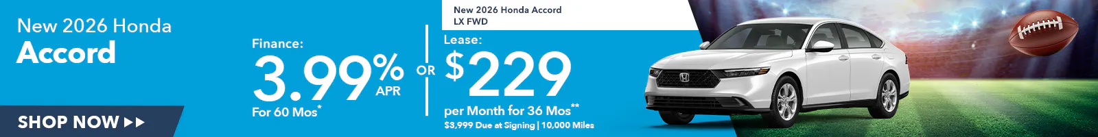 2026 Honda Accord LX FWD