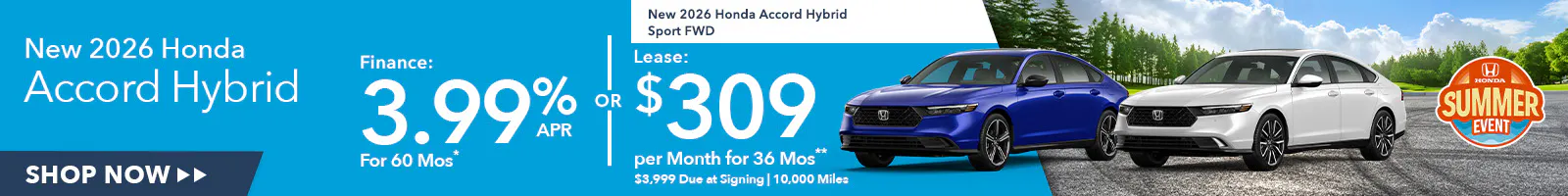 New 2026 Honda Accord Hybrid OR New 2026 Honda Accord Hybrid Sport FWD