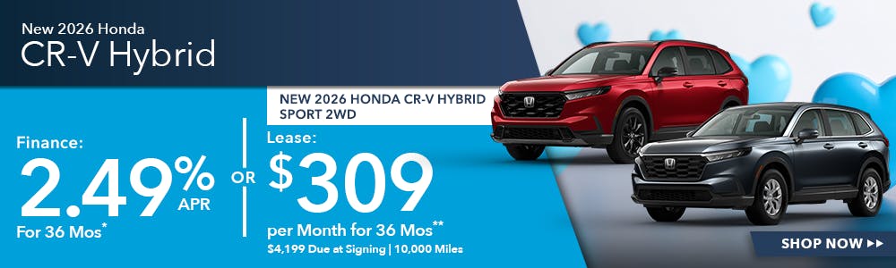 New 2026 Honda CR-V Hybrid OR New 2026 Honda CR-V Hybrid Sport 2WD | Shottenkirk Honda Rome