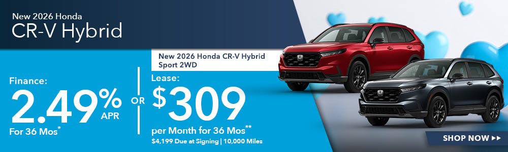 New 2026 Honda CR-V Hybrid OR New 2026 Honda CR-V Hybrid Sport 2WD | Shottenkirk Honda Rome