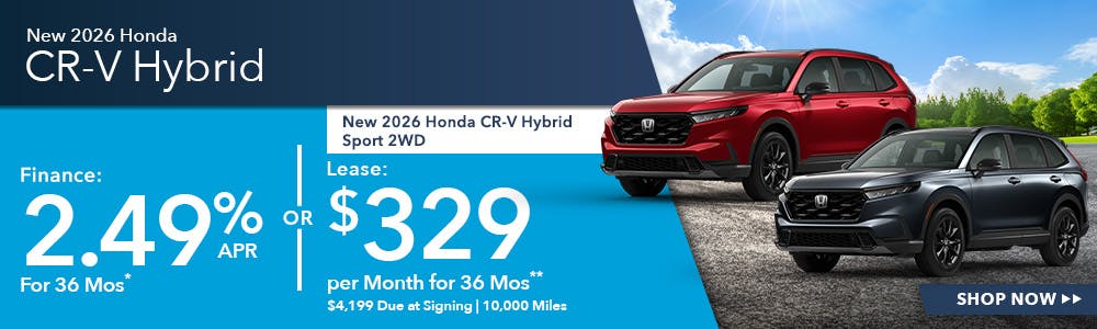 New 2026 Honda CR-V Hybrid OR New 2026 Honda CR-V Hybrid Sport 2WD | Shottenkirk Honda Rome