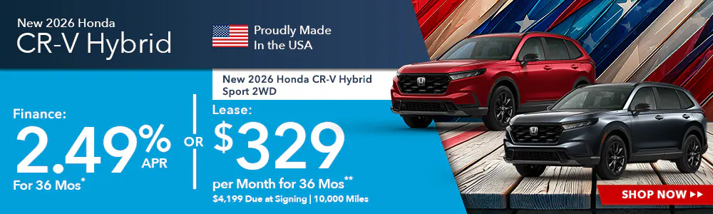 New 2026 Honda CR-V Hybrid OR New 2026 Honda CR-V Hybrid Sport 2WD | Shottenkirk Honda Rome
