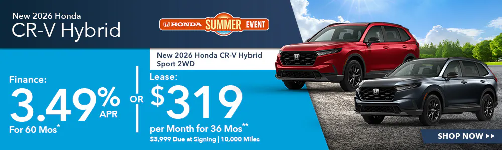 New 2026 Honda CR-V Hybrid OR New 2026 Honda CR-V Hybrid Sport 2WD | Shottenkirk Honda Rome