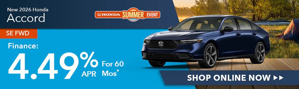 New 2026 Honda Accord SE FWD | Shottenkirk Honda Rome