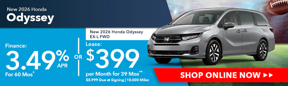 New 2026 Honda Odyssey or New 2026 Honda Odyssey EX-L FWD | Shottenkirk Honda Rome