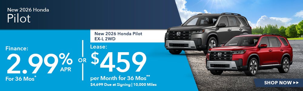 New 2026 Honda Pilot OR New 2026 Honda Pilot EX-L 2WD | Shottenkirk Honda Rome