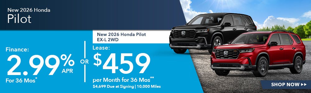New 2026 Honda Pilot OR New 2026 Honda Pilot EX-L 2WD | Shottenkirk Honda Rome