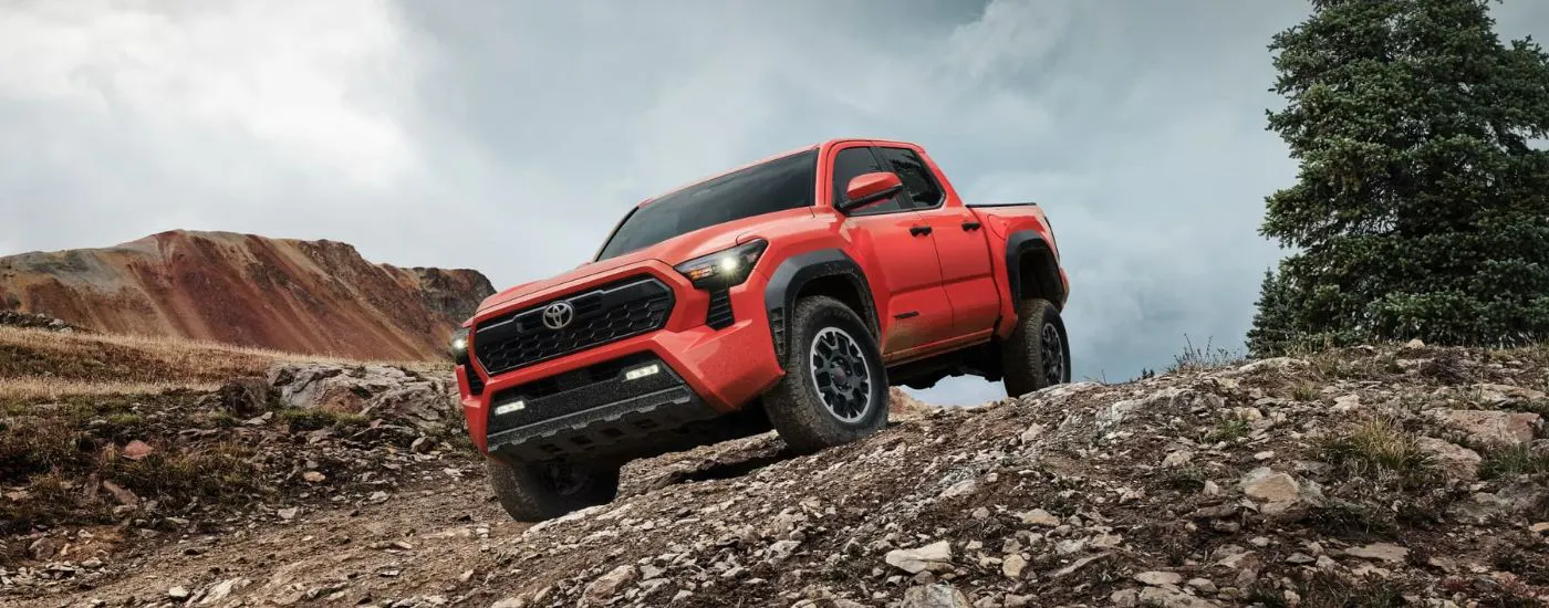 Orange 2024 Toyota Tacoma TRD Off-Road for sale near Piedmont off-roading