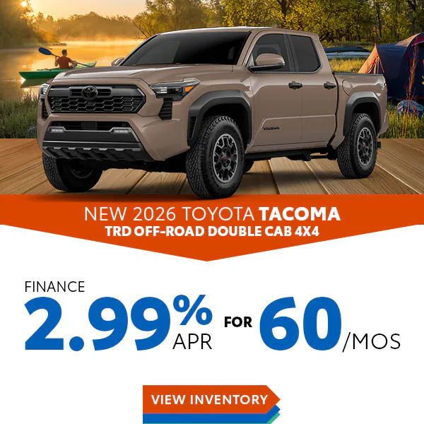 New 2026 Toyota Tacoma TRD Off-Road Double Cab 4X4 | Jim Norton Toyota OKC