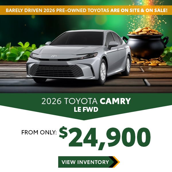 2026 Toyota Camry LE FWD | Jim Norton Toyota OKC