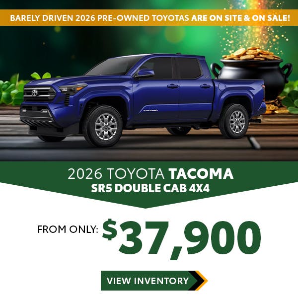 2026 Toyota Tacoma SR5 Double Cab 4X4 | Jim Norton Toyota OKC