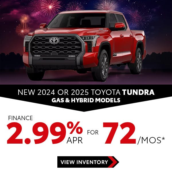 New 2024 or 2025 Tundra 2.99% APR | Jim Norton Toyota OKC