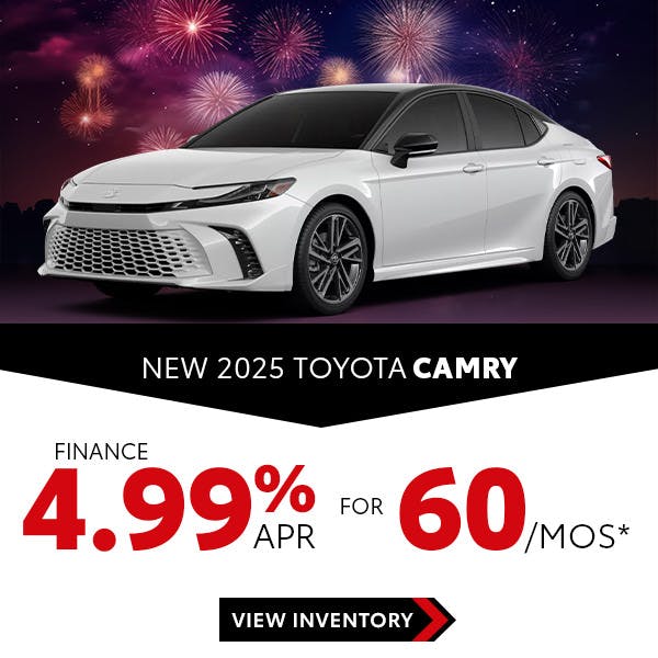 New 2025 Toyota Camry 4.99% APR | Jim Norton Toyota OKC