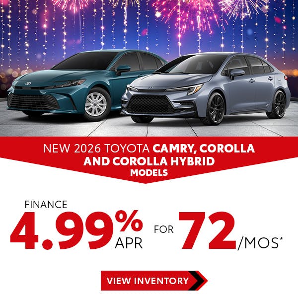New 2026 Toyota Camry, Corolla, And Corolla Hybrid Models | Jim Norton Toyota OKC