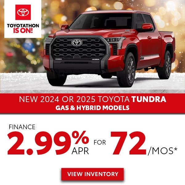 New 2024 or 2025 Tundra Gas & Hybrid Models 2.99% APR | Jim Norton Toyota OKC