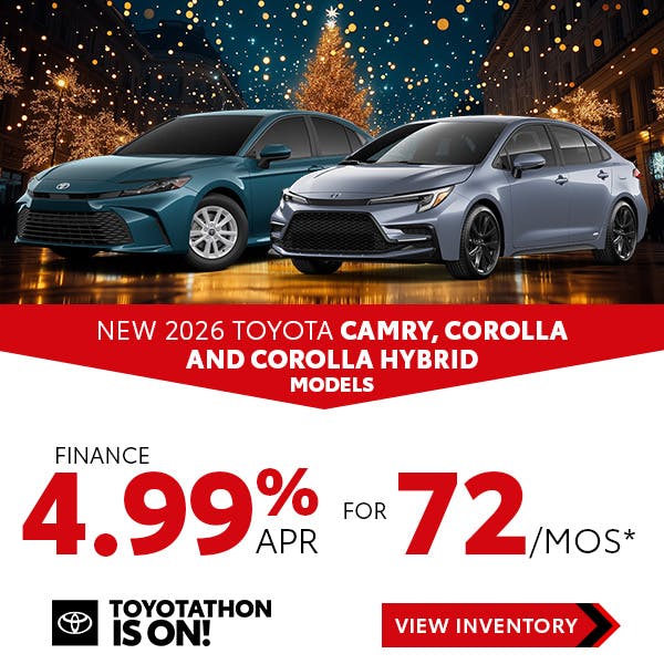 New 2026 Toyota Camry, Corolla, And Corolla Hybrid Models | Jim Norton Toyota OKC