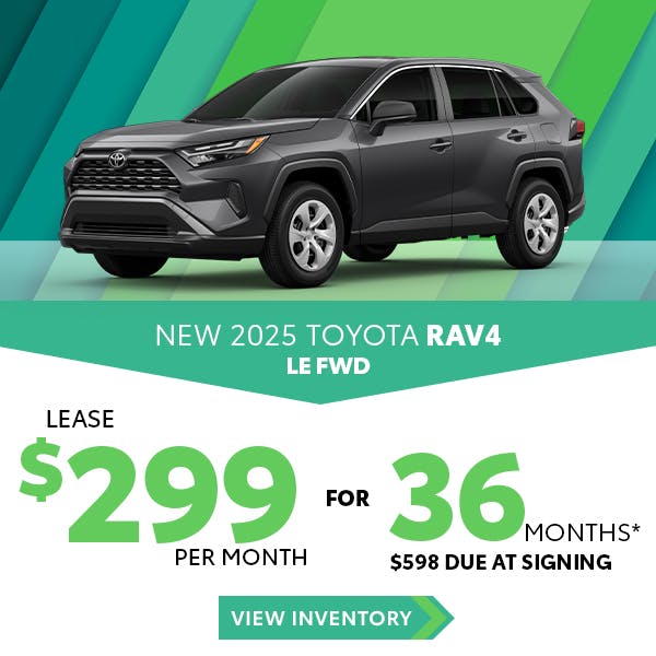 New 2025 Toyota RAV4 Lease $299 | Jim Norton Toyota OKC