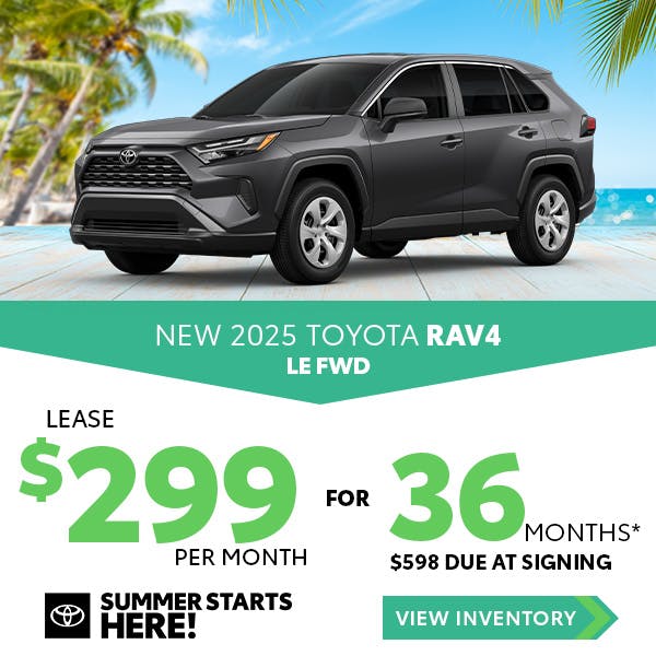 New 2025 Toyota RAV4 LE FWD | Jim Norton Toyota OKC