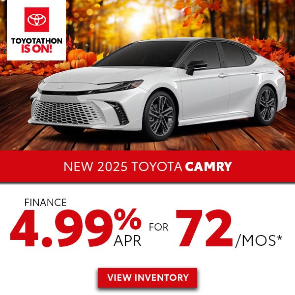 New 2025 Toyota Camry 4.99% APR | Jim Norton Toyota OKC