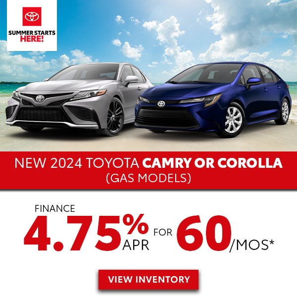 New 2024 Camry or Corolla (Gas Models) | Jim Norton Toyota OKC