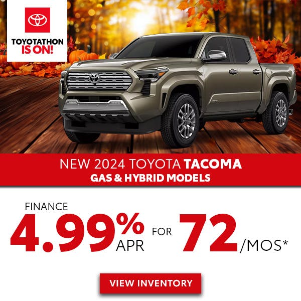 New 2024 Toyota Tacoma 4.99% APR | Jim Norton Toyota OKC