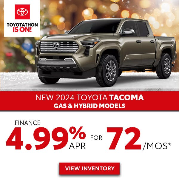 New 2024 Toyota Tacoma Gas & Hybrid 4.99% APR | Jim Norton Toyota OKC