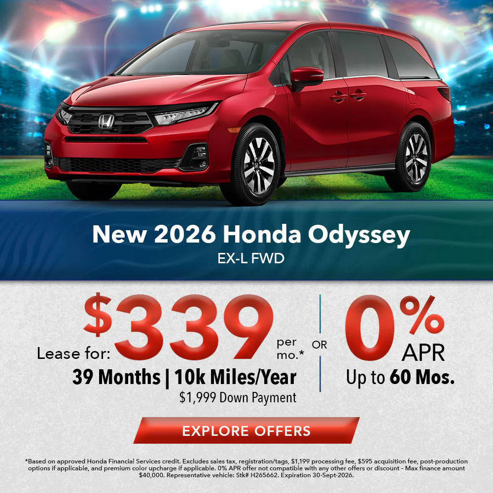 New 2026 Honda Odyssey EX-L FWD | Joyce Koons Honda