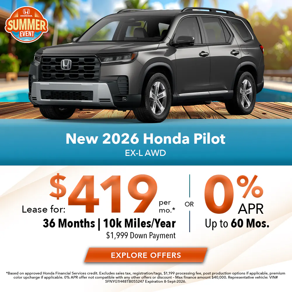 New 2026 Honda Pilot EX-L AWD | Joyce Koons Honda