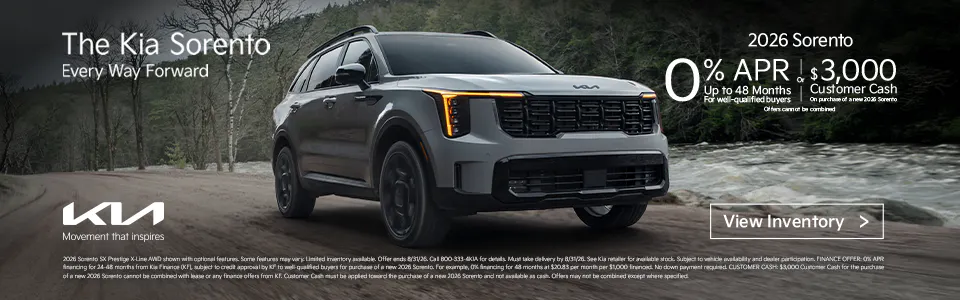 2026 Kia Sorento | Shottenkirk Kia Of Quincy