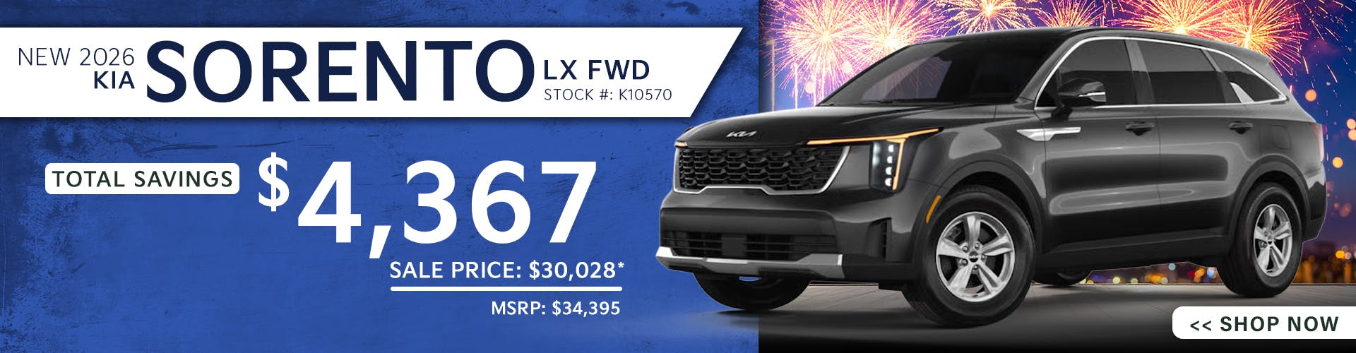 New 2026 Kia Sorento LX FWD