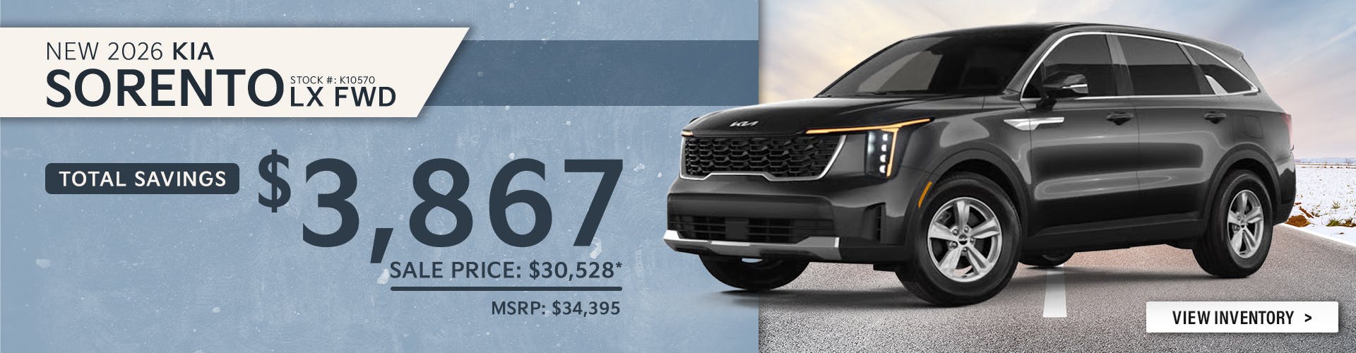 New 2026 Kia Sorento LX FWD