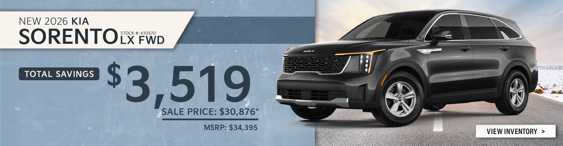 New 2026 Kia Sorento LX FWD