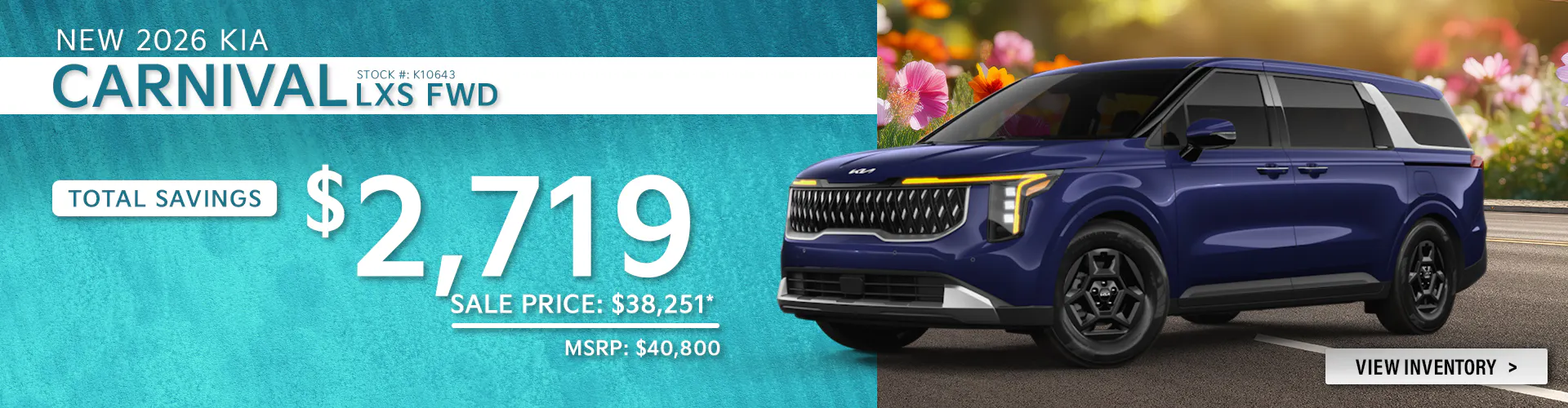 New 2026 Kia Carnival LXS FWD