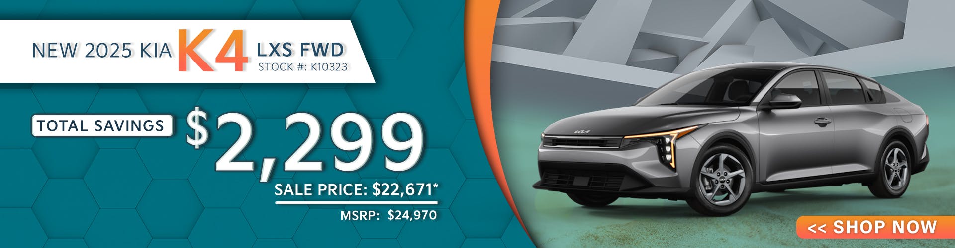New 2025 Kia K4 LXS FWD