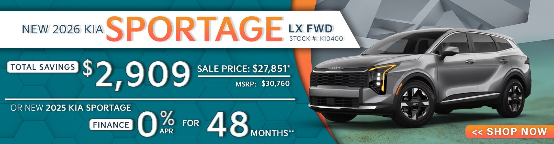 New 2026 Kia Sportage LX FWD