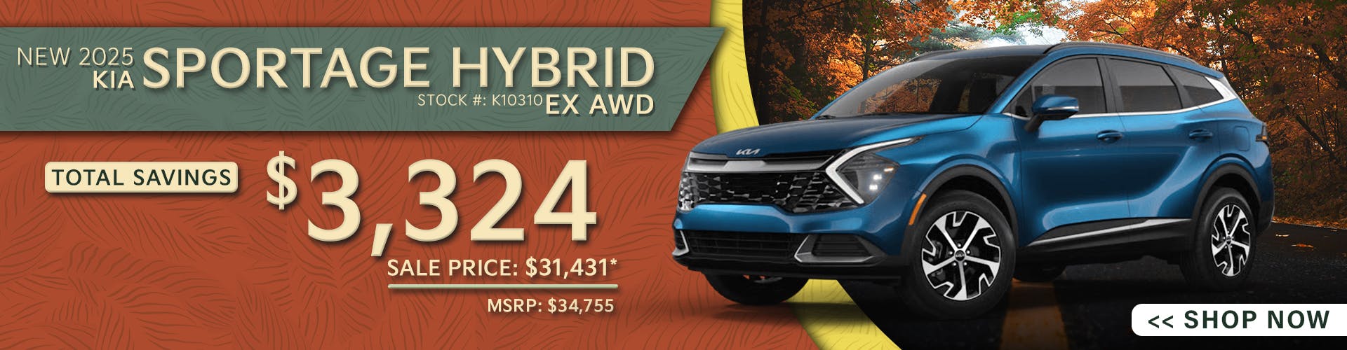 New 2025 Kia Sportage Hybrid EX AWD