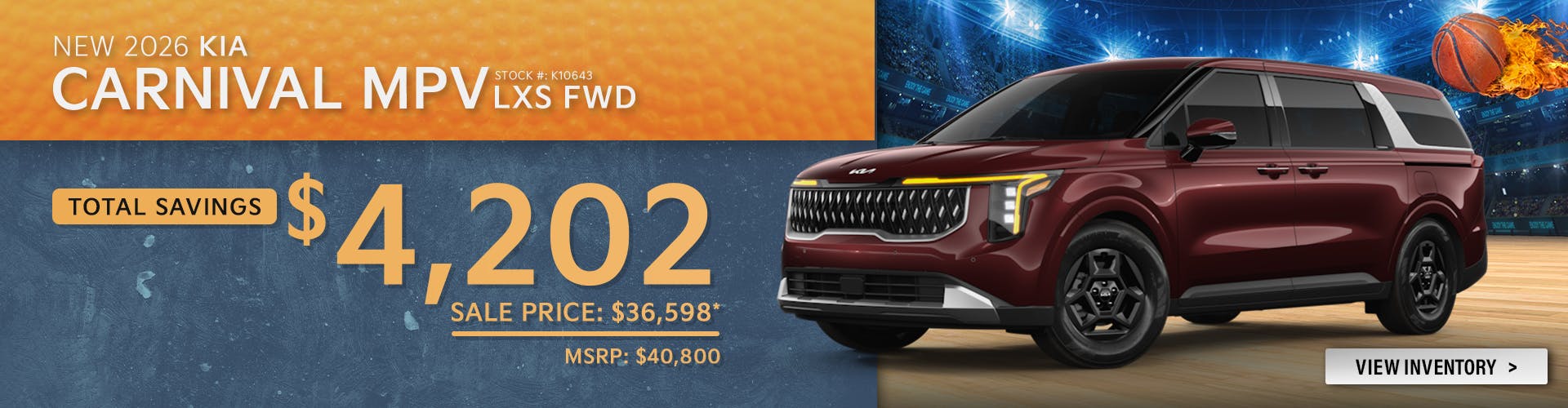 New 2026 Kia Carnival MPV LXS FWD