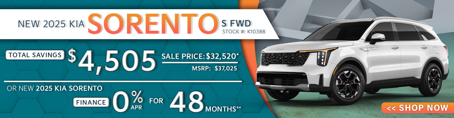 New 2025 Kia Sorento S FWD