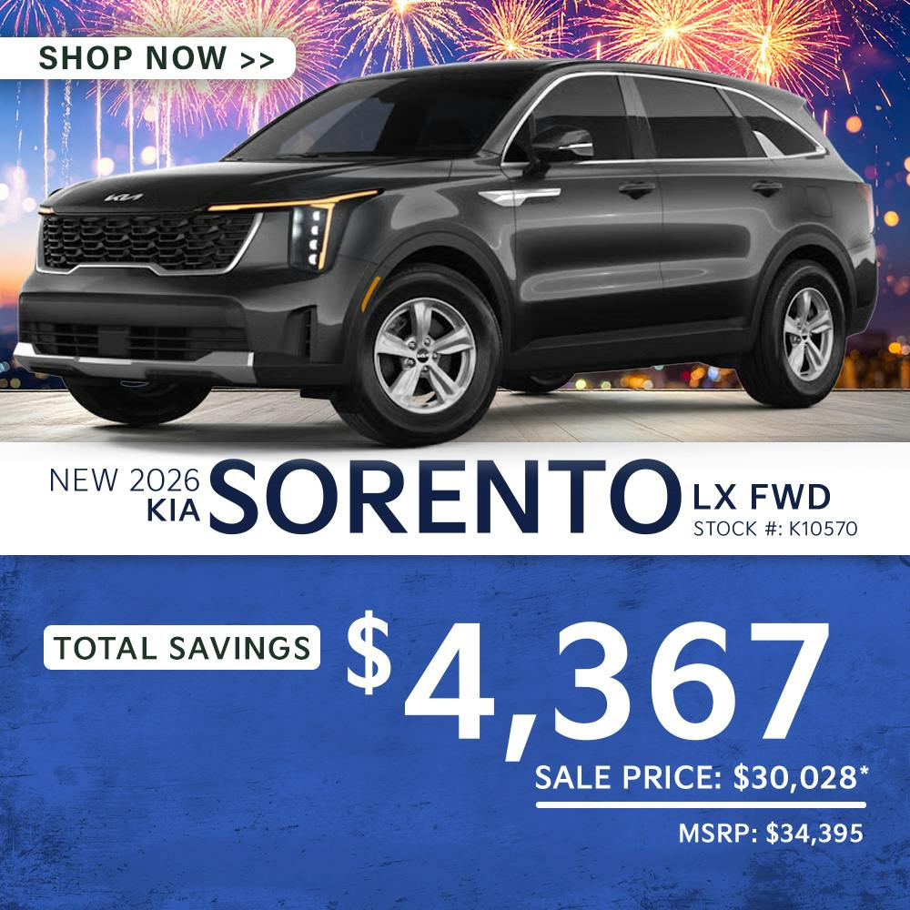 New 2026 Kia Sorento LX FWD