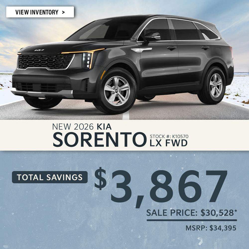 New 2026 Kia Sorento LX FWD