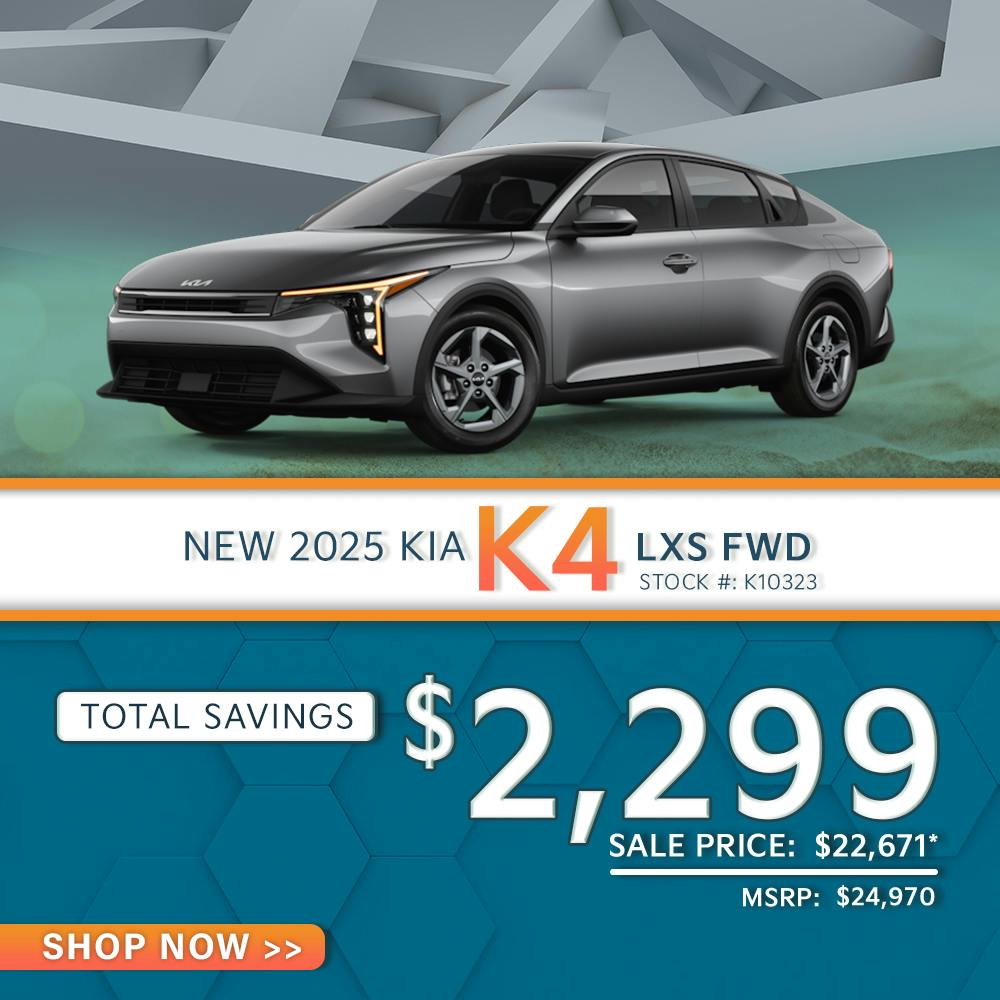 New 2025 Kia K4 LXS FWD