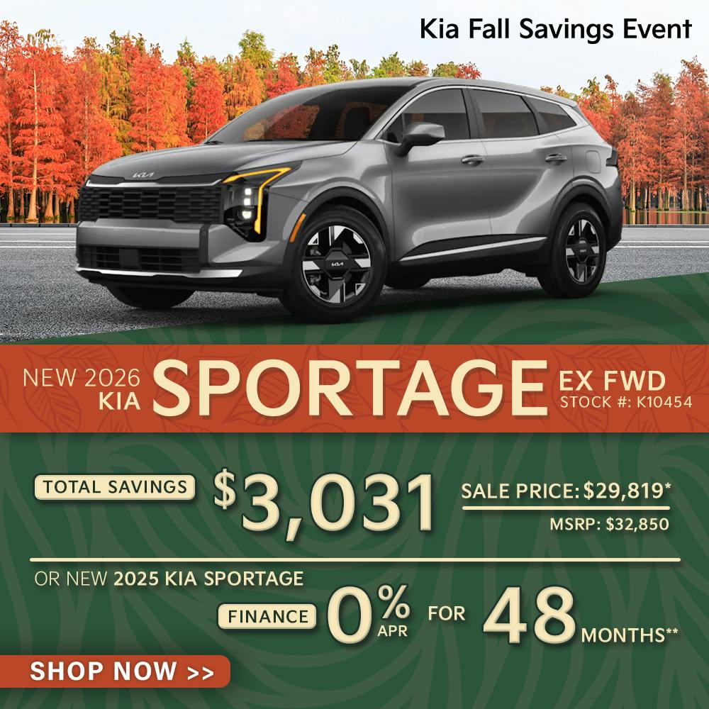 New 2026 Kia Sportage EX FWD OR New 2025 Kia Sportage | Shottenkirk Kia Of Quincy