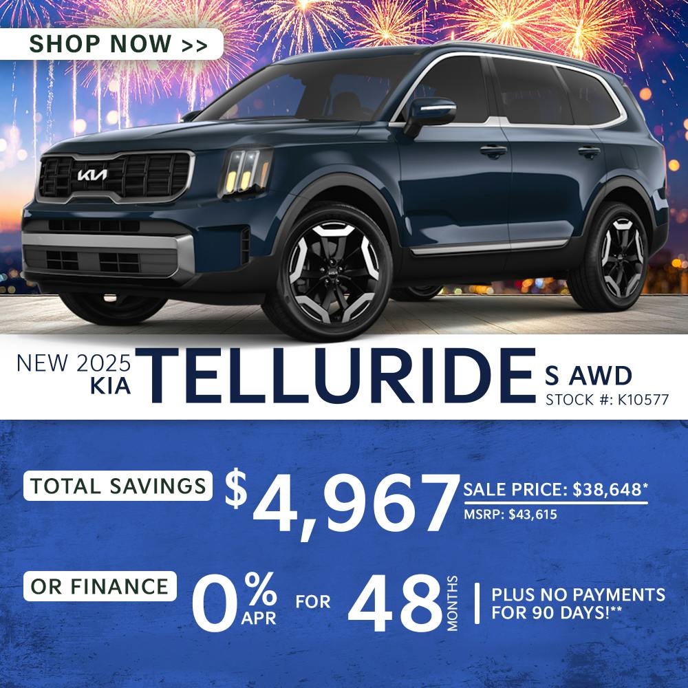 New 2025 Kia Telluride S AWD