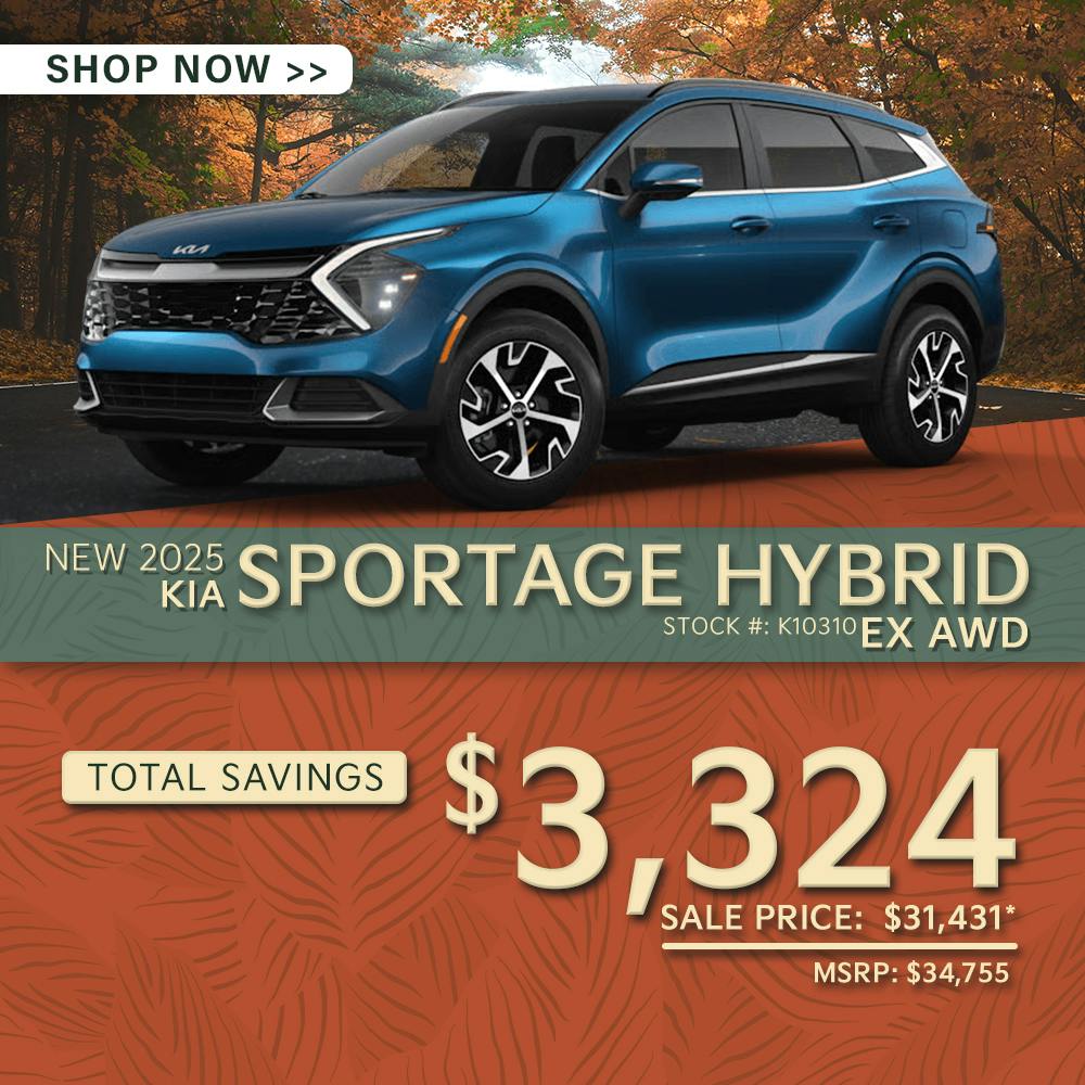 New 2025 Kia Sportage Hybrid EX AWD