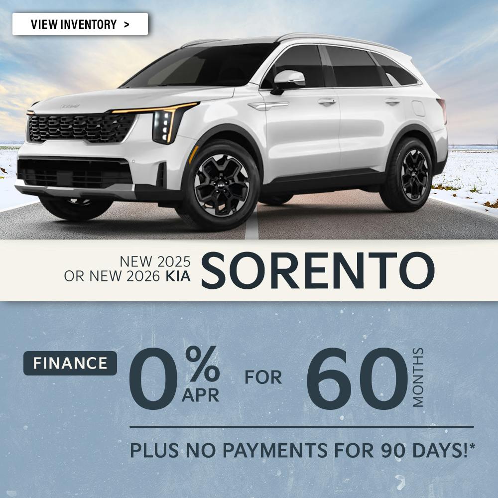 New 2025 or New 2026 Kia Sorento