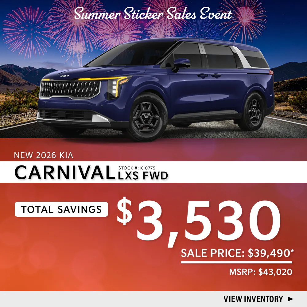 New 2026 Kia Carnival LXS FWD
