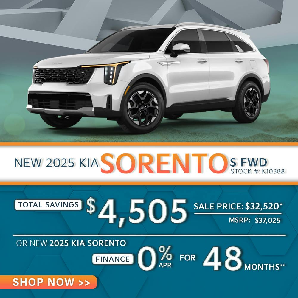 New 2025 Kia Sorento S FWD
