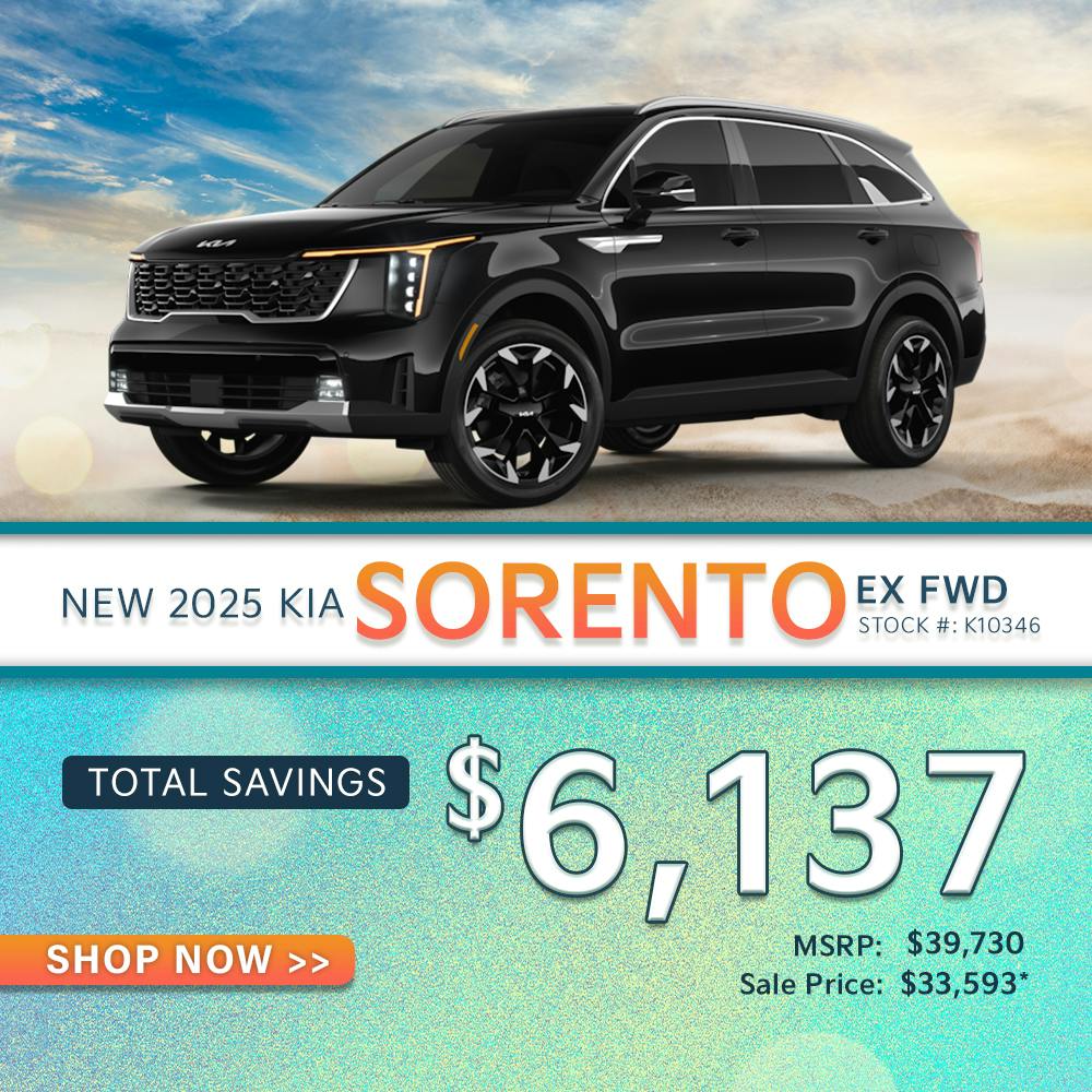 New 2025 Kia Sorento EX FWD – Save $6,137