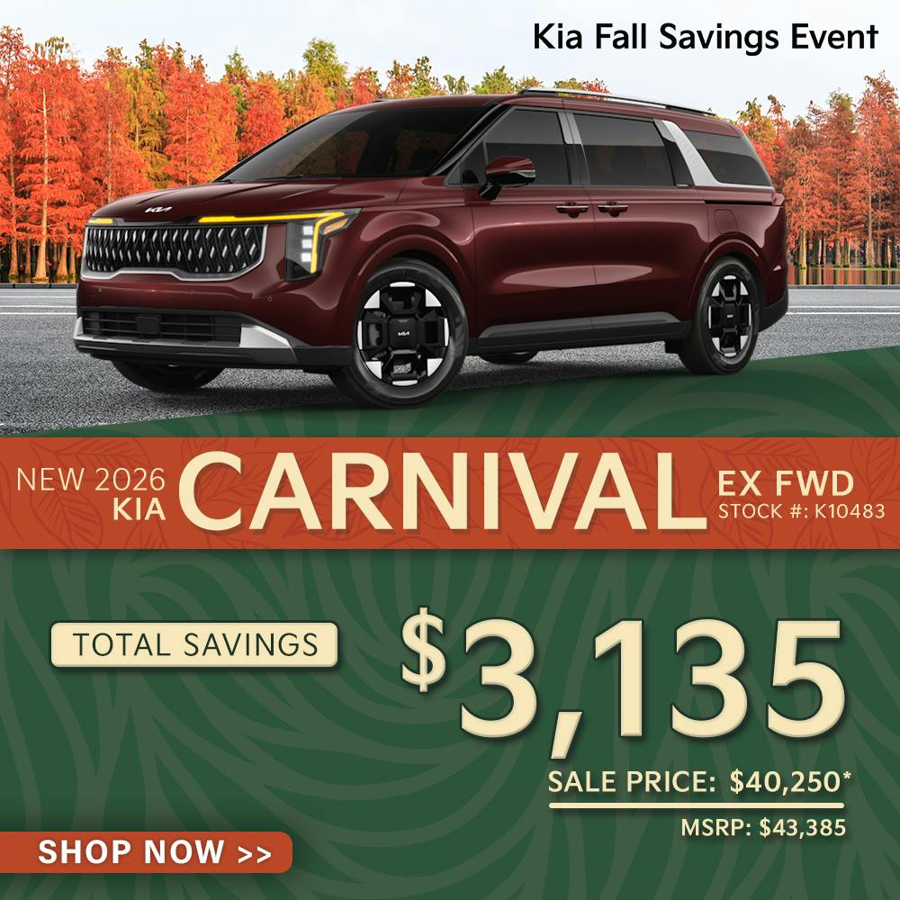 New 2026 Kia Carnival  EX FWD | Shottenkirk Kia Of Quincy