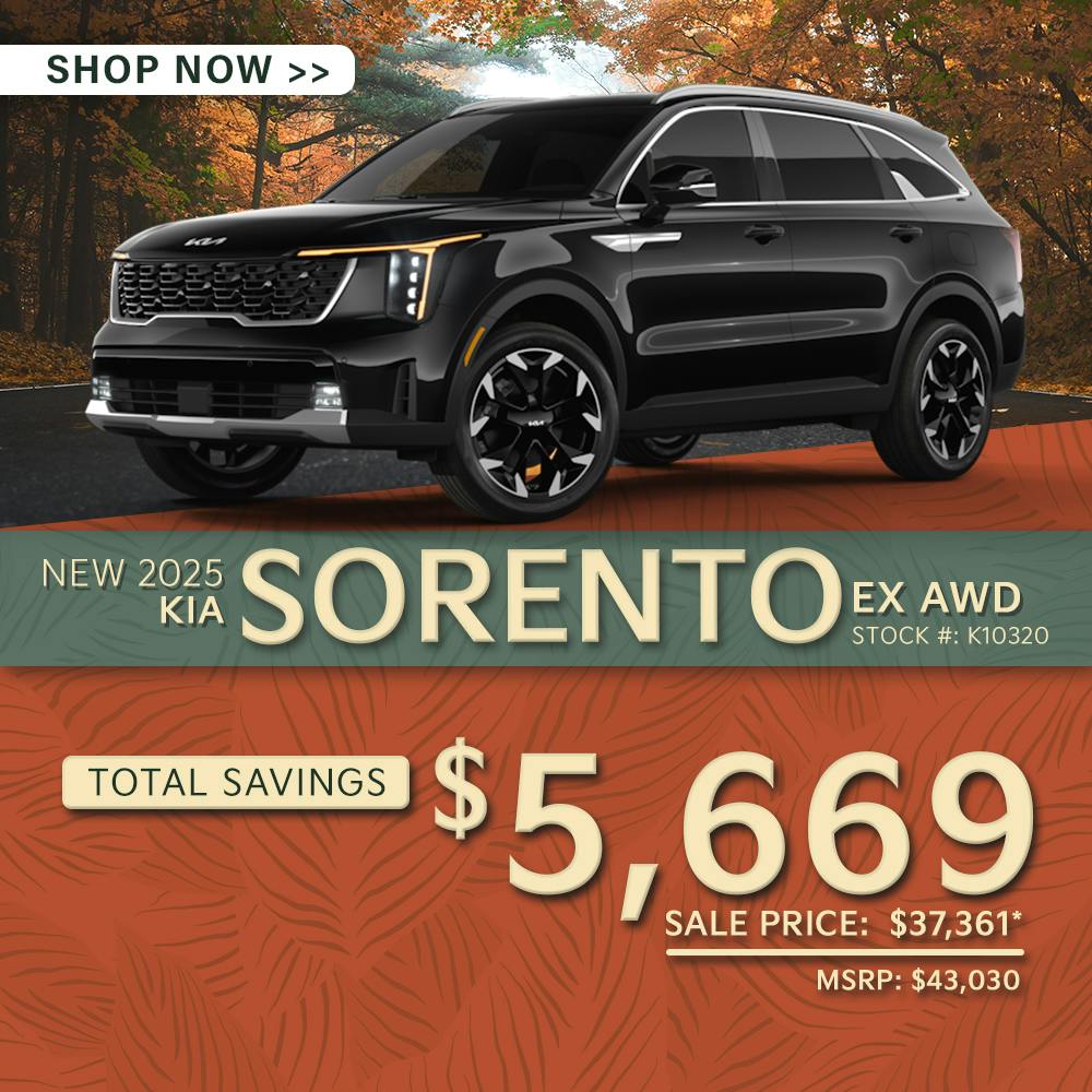 New 2025 Kia Sorento EX AWD